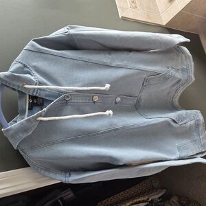 Ashley Stewart Sky Blue Denim Jacket